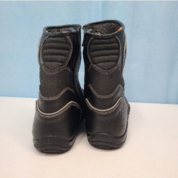 Vulcan Performance Black Motorcycle Moto Riding Side Zip Boots Men's size 9 US - Picture 4 of 7